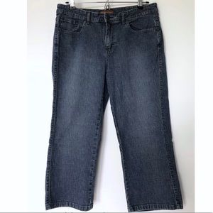 Lee One True Fit Denim Jeans Cropped Capri Pants